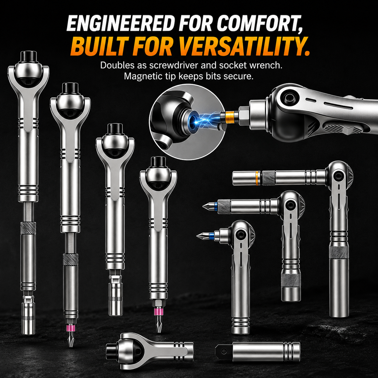 MagnaFix – Precision Magnetic Ratchet Screwdriver Set