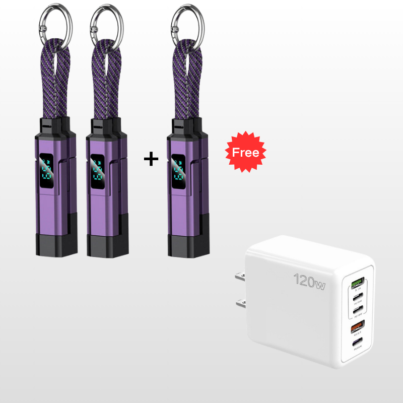 VoltFlex – Digital Display Fast Charge Cable