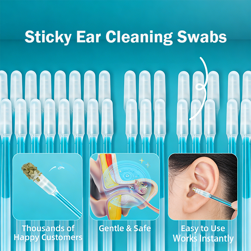 🔥Last Day 70% OFF👂Sticky Ear Cleaning Sticks – Gentle, Visible Ear Care