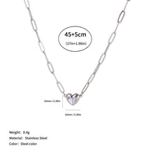 HeartLink – Magnetic Heart Pendant Necklace