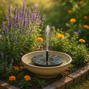 SunFlow – Solar Garden Fountain