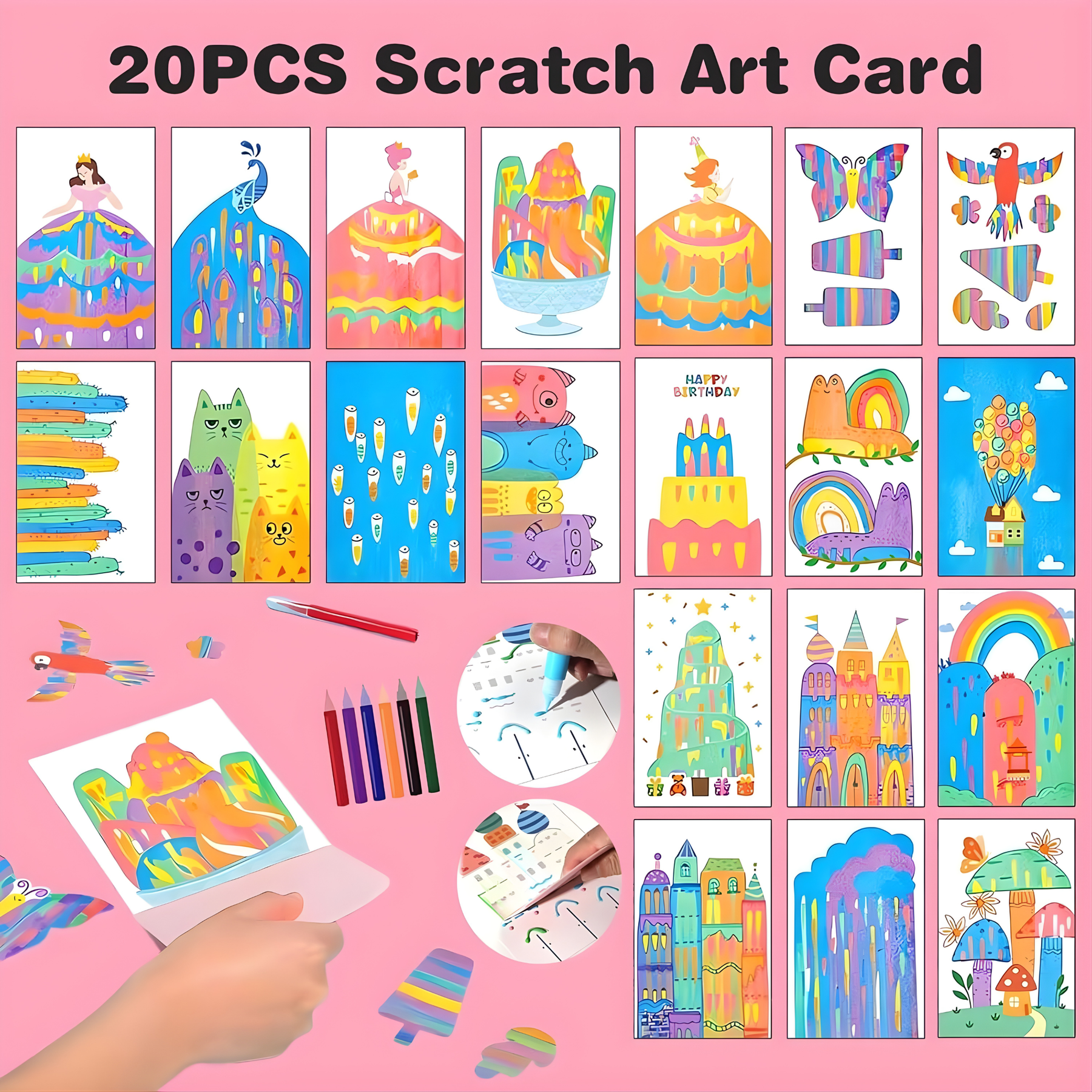 PrismPlay - Creative Squeegee Art Set