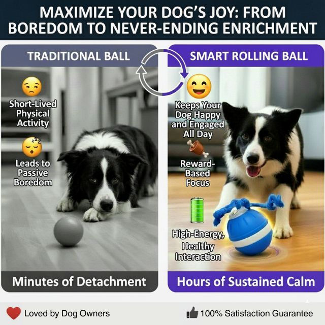 WagRoll – Motion Activated Pet Ball