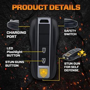 💥 2026 Hot Sale 75% OFF ️🔦 SUPTRUCK™ Voltax 75M Stun Car Keychain ⚡