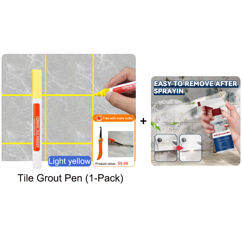 🖌️ Anti-Mould & Waterproof Joint Pen for Ceramic Tiles! 🧱