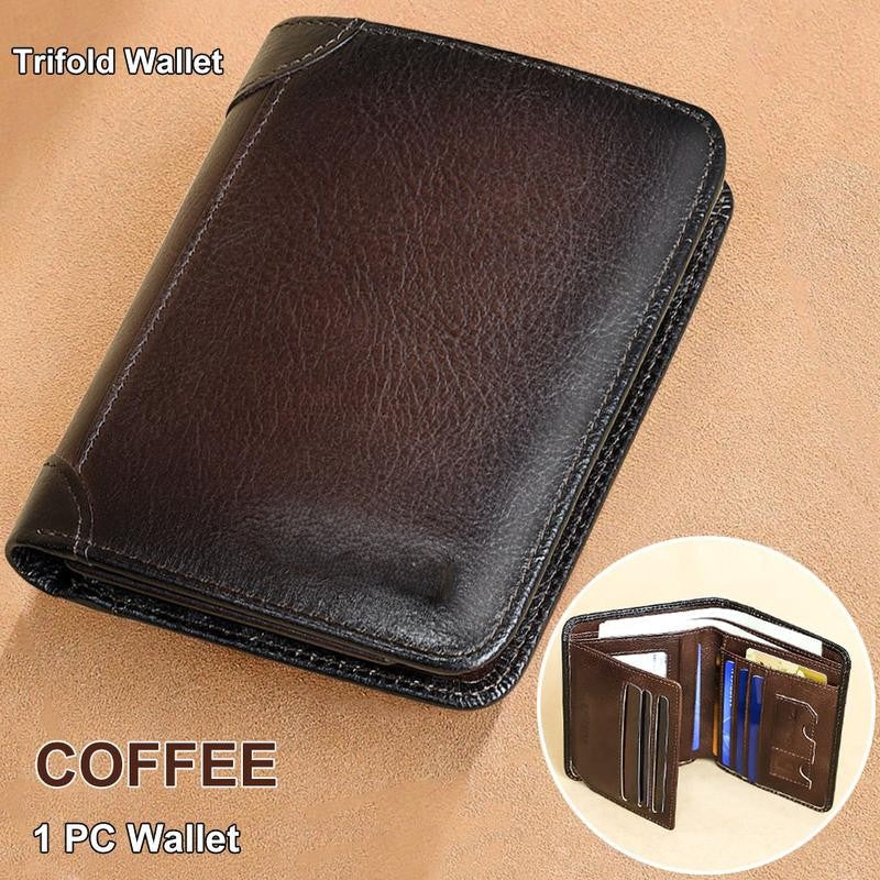 LumeVault – Premium Top-Grain Leather Security Wallet