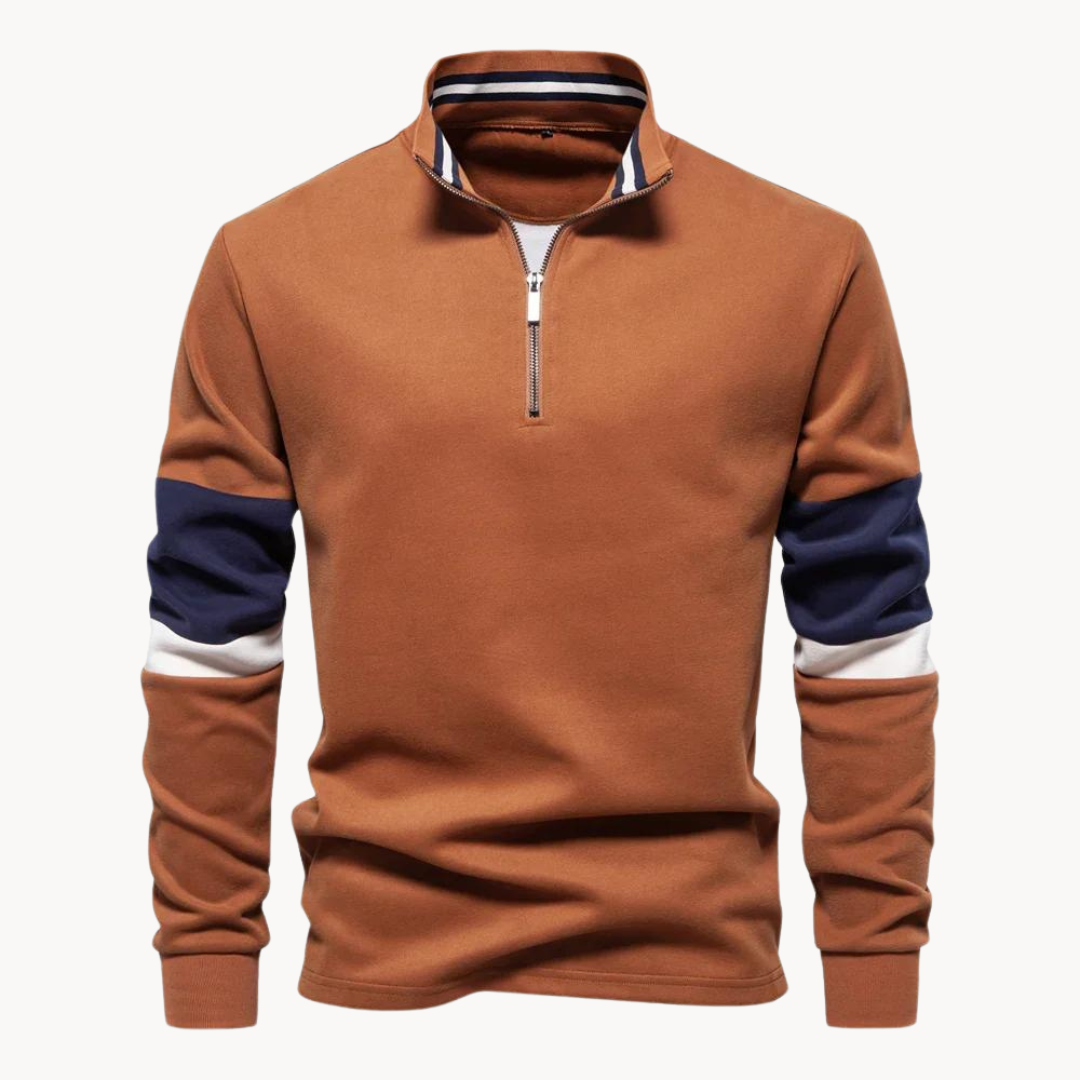 Nathan Quarter-Zip Sweater | Lupi