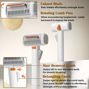 PawGroom – Self-Detangling Pet Brush & Comb