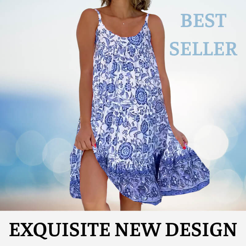 BloomMuse – Floral Camisole Summer Dress