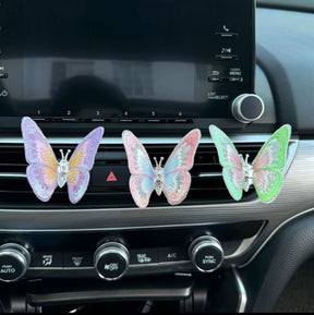 AromaFlutter – Butterfly Car Perfume Clip