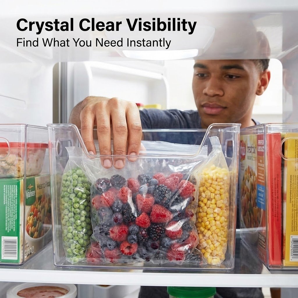 LumeFrost – Stackable Pantry & Cold Storage Bins
