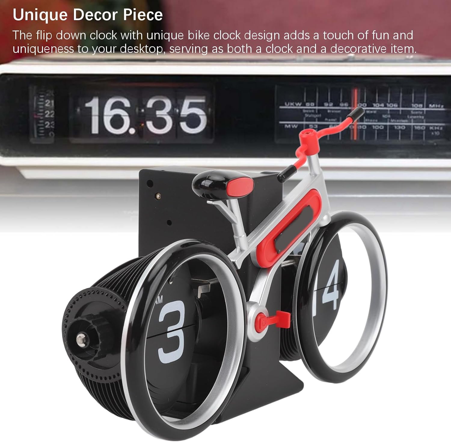 CycleTime - Vintage Bicycle Flip Clock