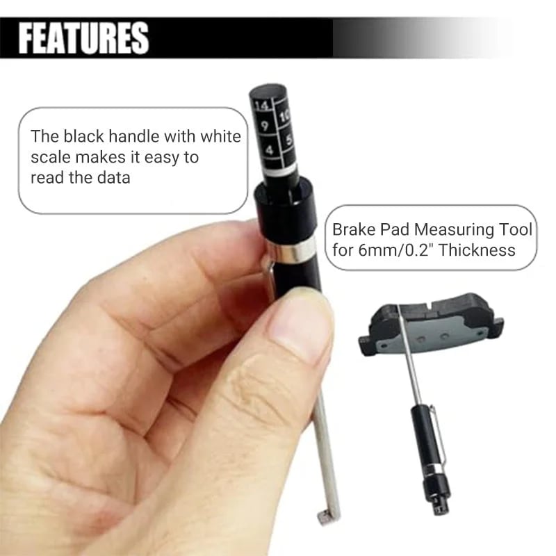 BrakeCheck – No-Removal Brake Pad Gauge Tool