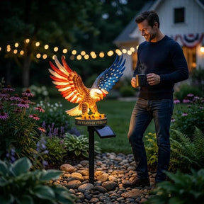 PatriotFlame – Solar Eagle Yard Stake