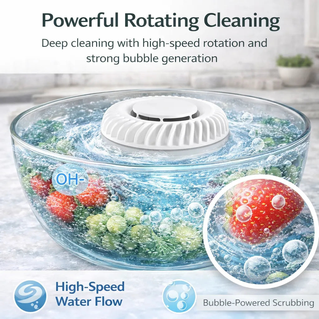 NutriPure Flow – Ultrasonic Food Cleaner