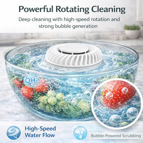 NutriPure Flow – Ultrasonic Food Cleaner