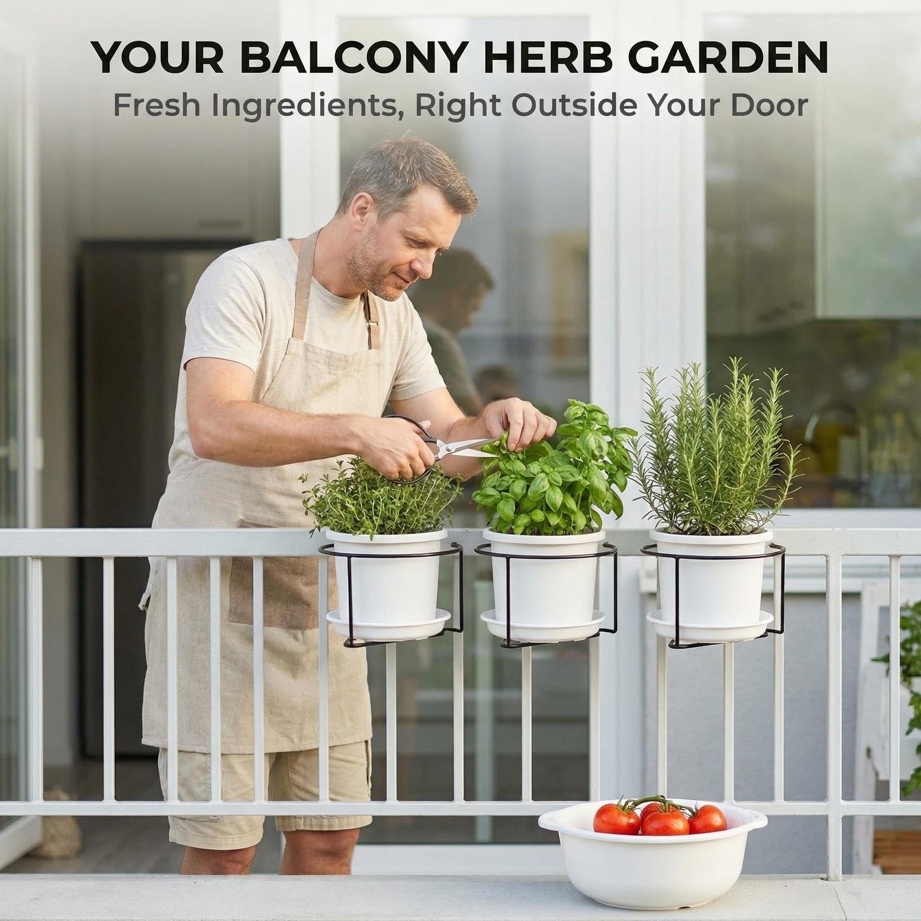 GreenRail – Space-Saving Hanging Planter