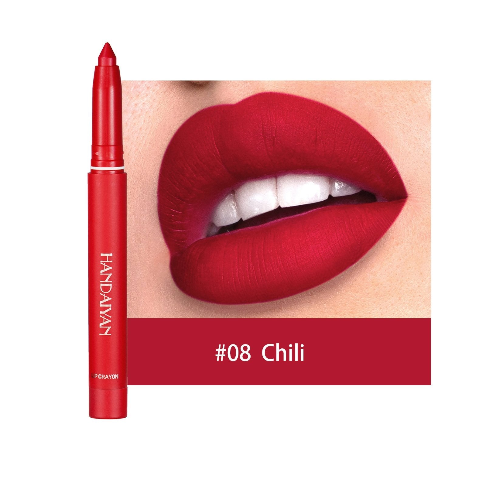 VelvetEase – Matte Lipstick Pencil Set