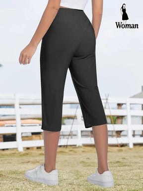 UrbanFlex – Lightweight Women Drawstring Summer Capris