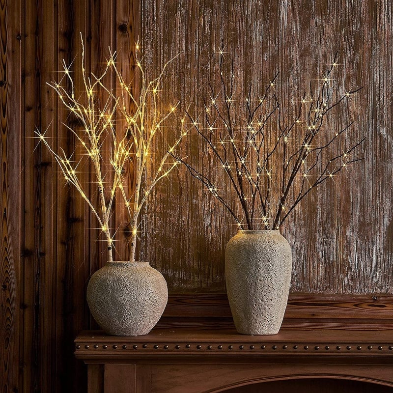 BirchGlow – Simulated LED Birch Branch Light