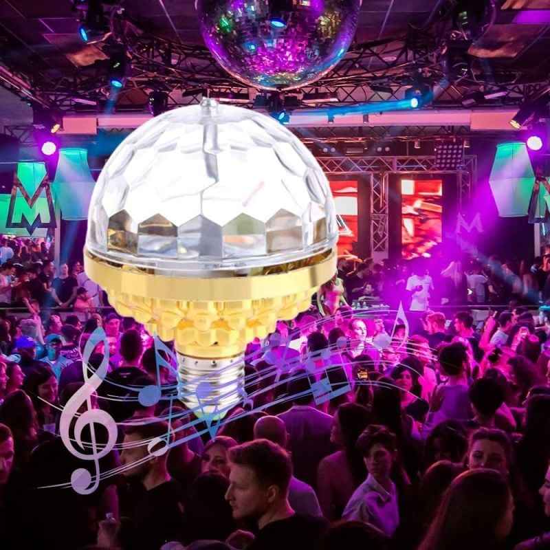 AuraParty – Colorful Rotating Disco Ball Light