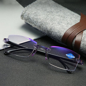 VisionGuard – Sapphire Anti-Blue Dual-Use Reading Glasses