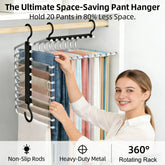 ClosetMax – 9-Tier Hanging Pants Organizer