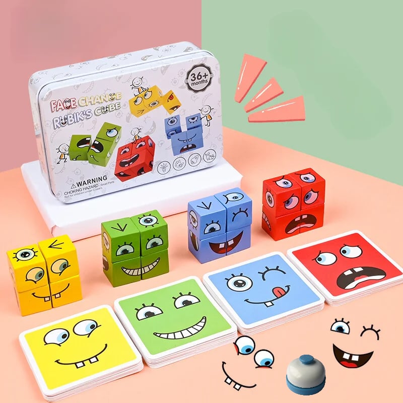 JollyShift – Holiday 3D Expression Swap Puzzle