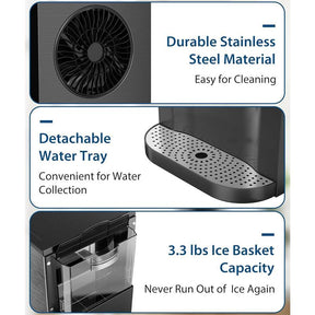 💥 Clearance Sale - Nugget Ice Maker ❄️✨ 44 lbs/Day Self-Dispensing Ice 🧊