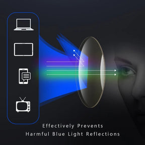 VisionLux – Women’s Trendy HD Anti-Blue Light Cat Eye Glasses