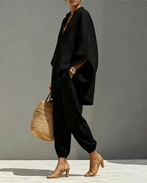 BelleVogue – Wide Leg Pants Set