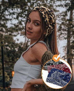 BohoFlex Headband – Cross Knot Style