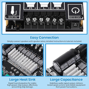 AudioForge – Compact Bluetooth Amp Module
