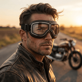RetroRide – OTG Vintage Motorcycle Riding Goggles