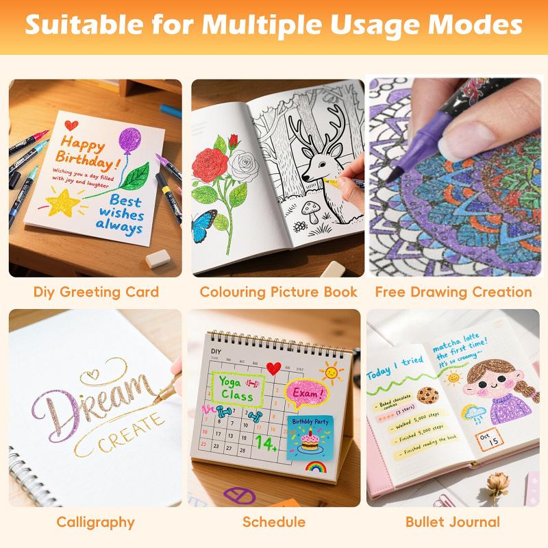 SparkBrush – Glitter Effect Art Markers