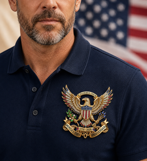 IndependenceCrest – Patriotic Eagle Anniversary Pin
