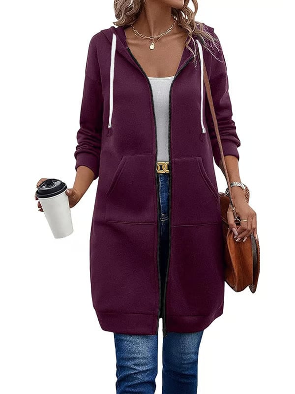 AuraWear – Comfortable Women’s Casual Polyester Hoodie