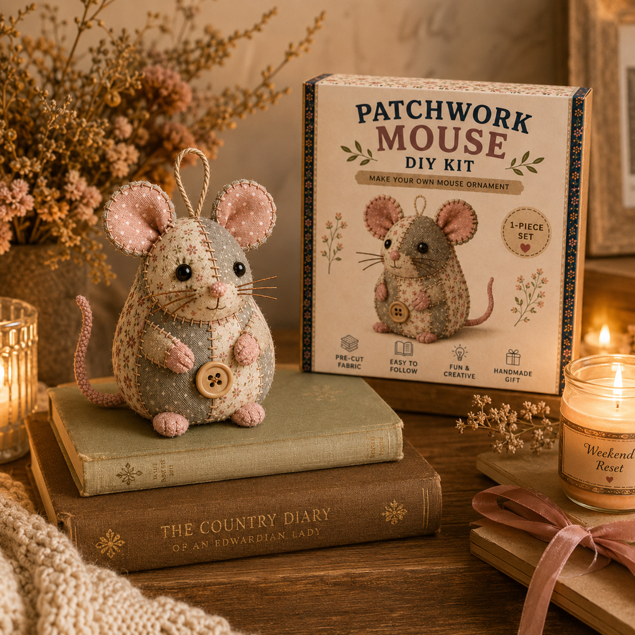 StitchMouse – DIY Patchwork Craft Kit