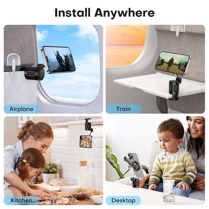 SnapHold – Foldable Magnetic Stand Portable Use