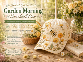 FloraBee – Aesthetic Garden Cap