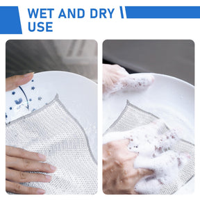 SilverScrub – Non-Scratch Mesh Cleaning Dishcloths
