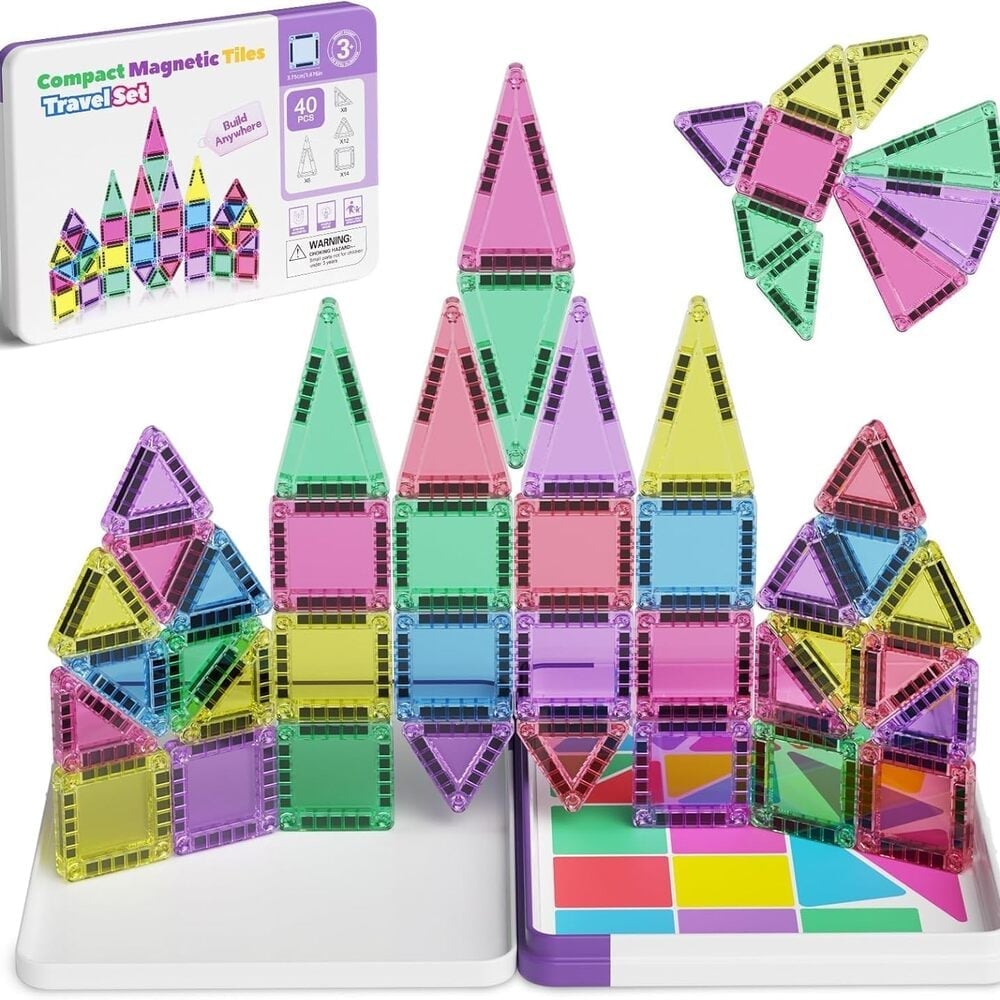 MagnaBuild – Magnetic Tiles Building Blocks Set