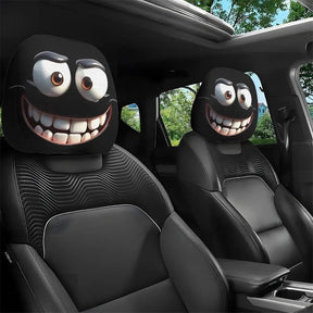 CartoonCush – Playful Headrest Cover