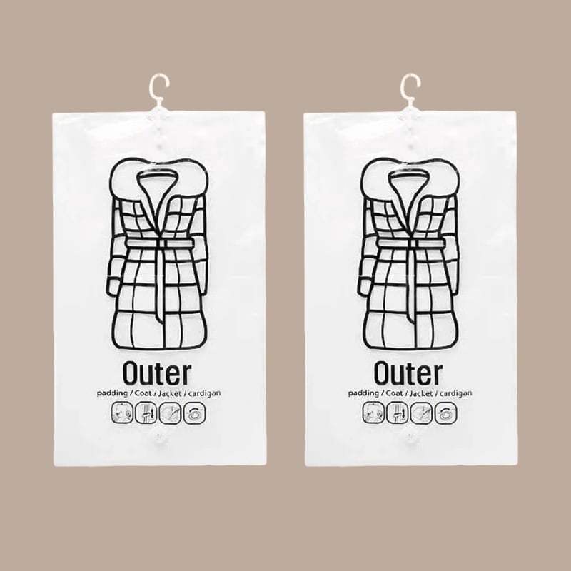 VacuHang – Space-Saving Hanging Vacuum Storage Bags