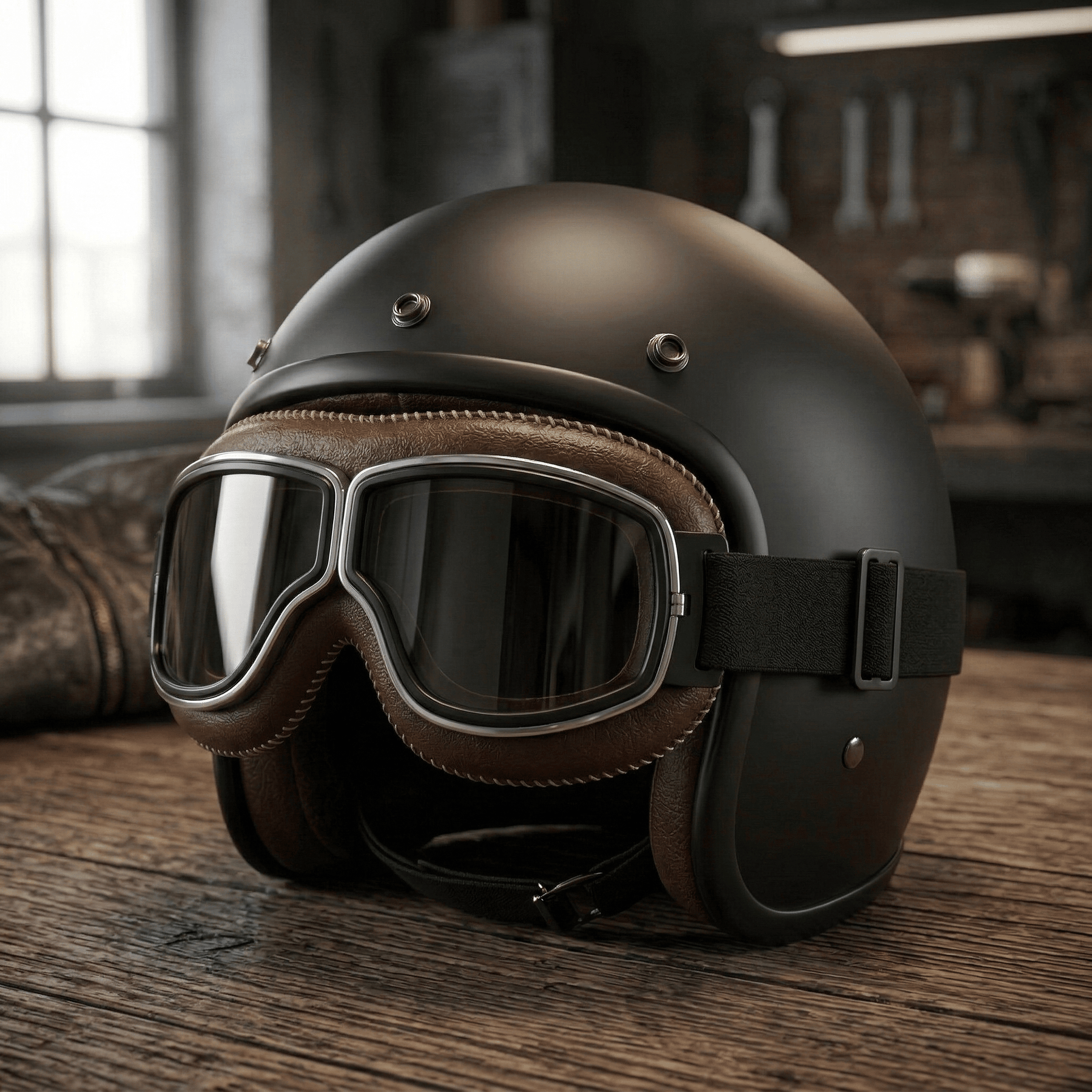 RetroRide – OTG Vintage Motorcycle Riding Goggles
