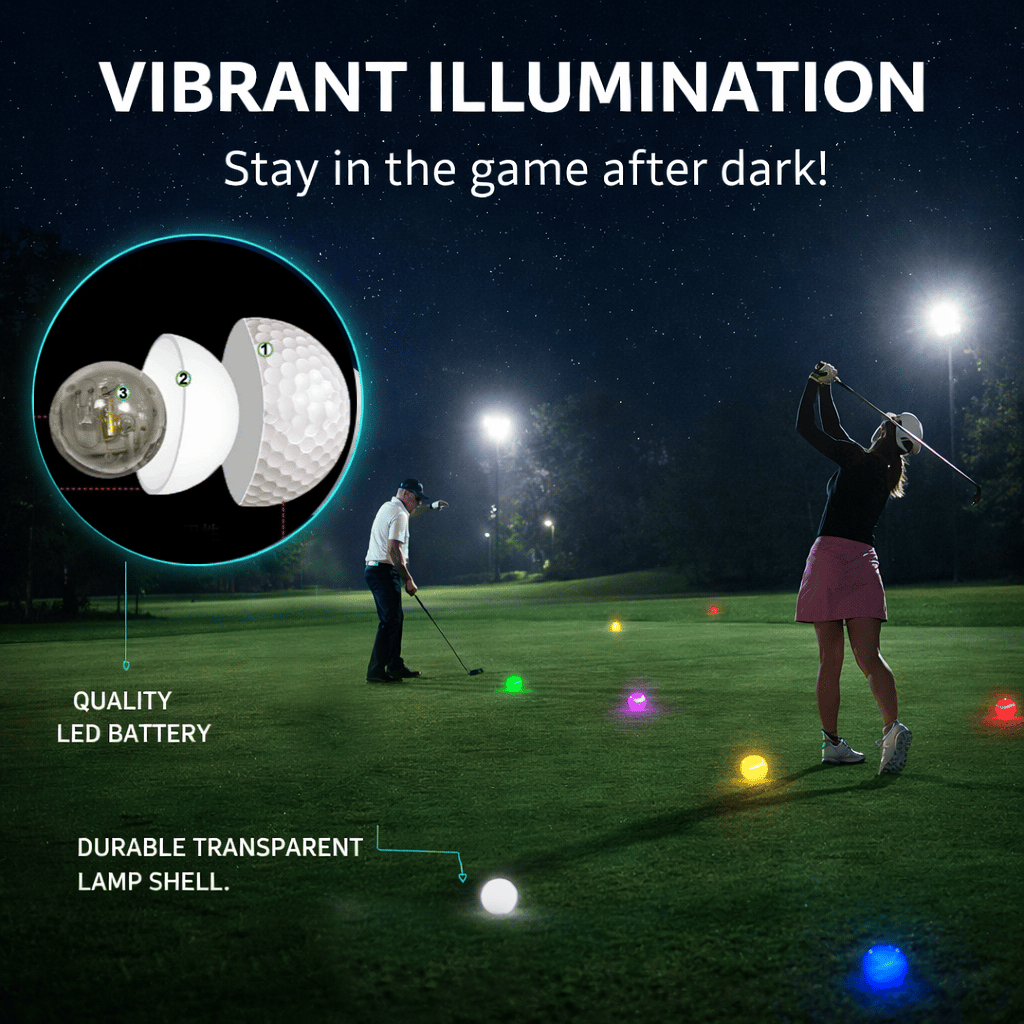 GlowDrive – LED Impact Golf Balls