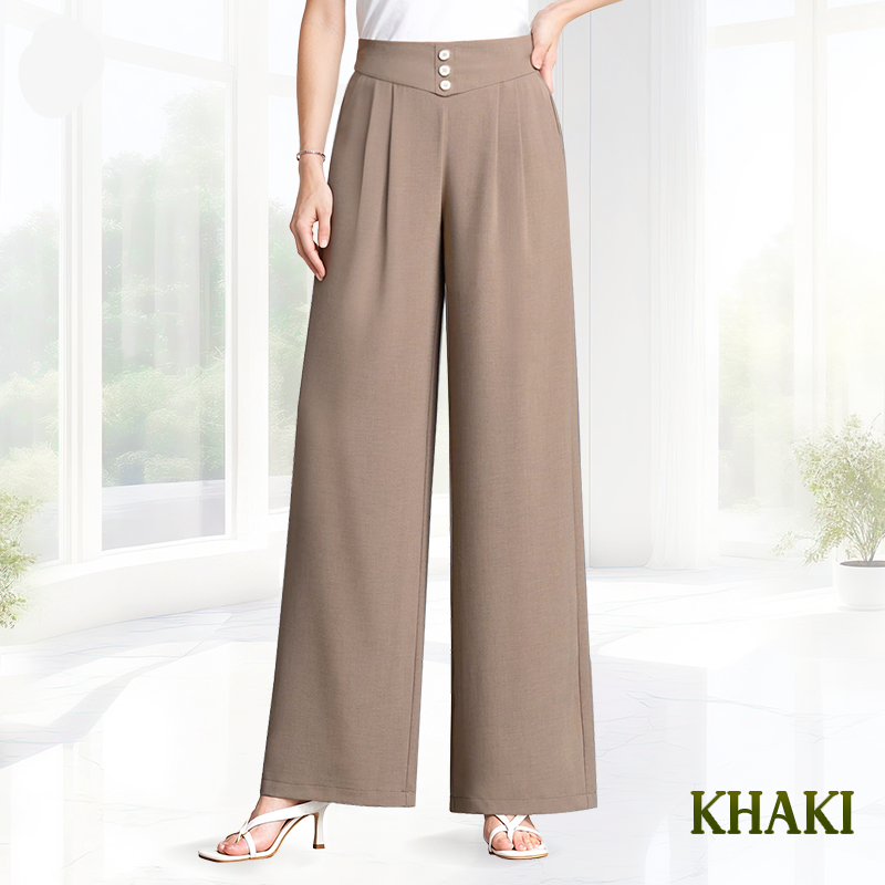 SoftStride – Elegant Wide-Leg Pants