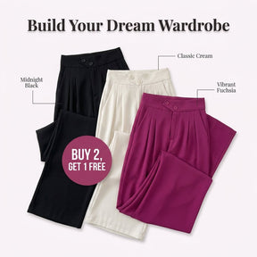 GraceFlow – High Waist Wide Leg Comfort Pants