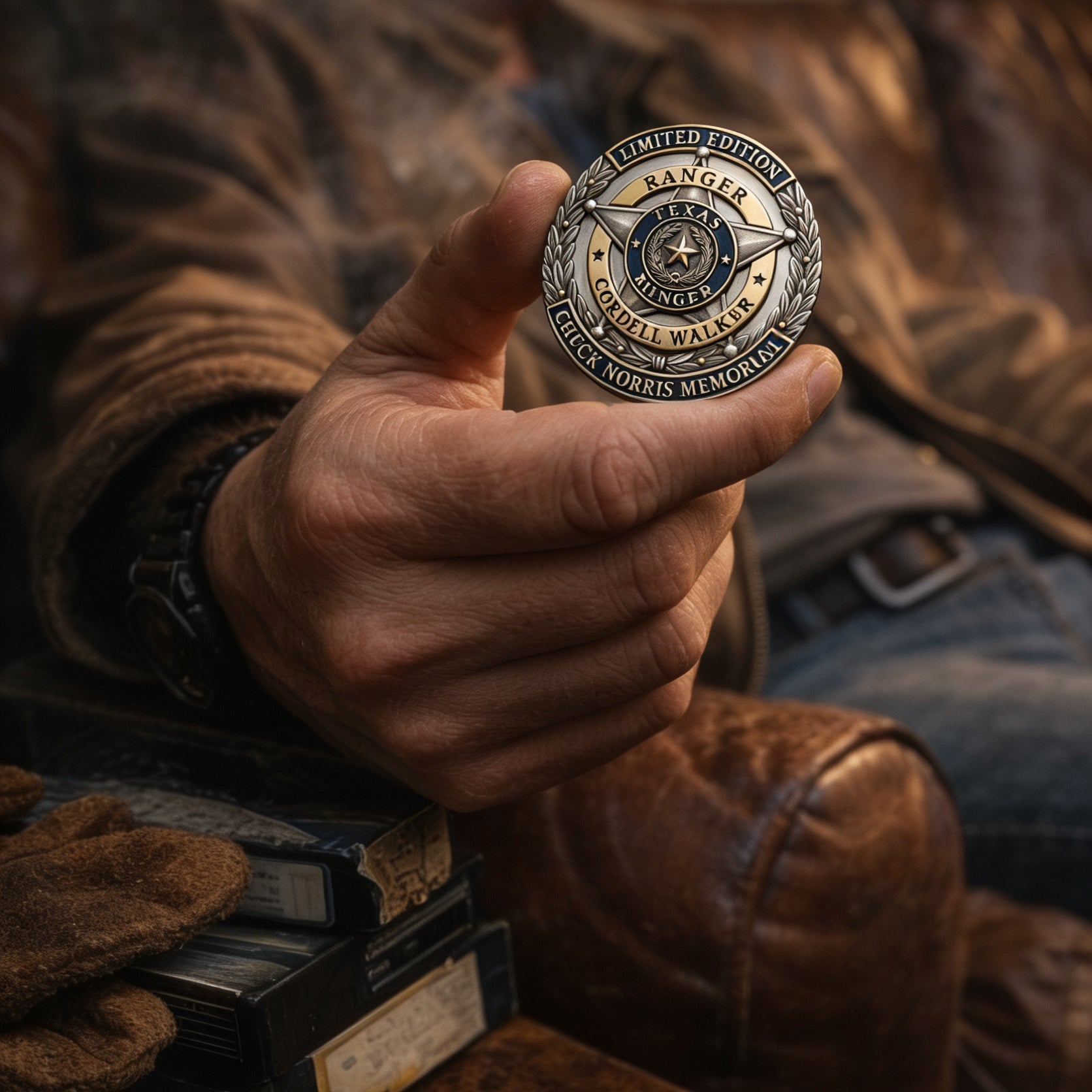 ValorWest – Cordell Inspired Ranger Memorial Pin