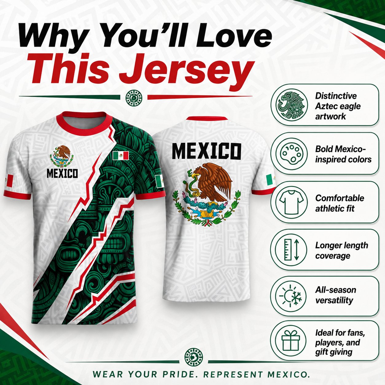 ElTriPride – Unique Heritage Eagle Design Soccer Jersey 2026